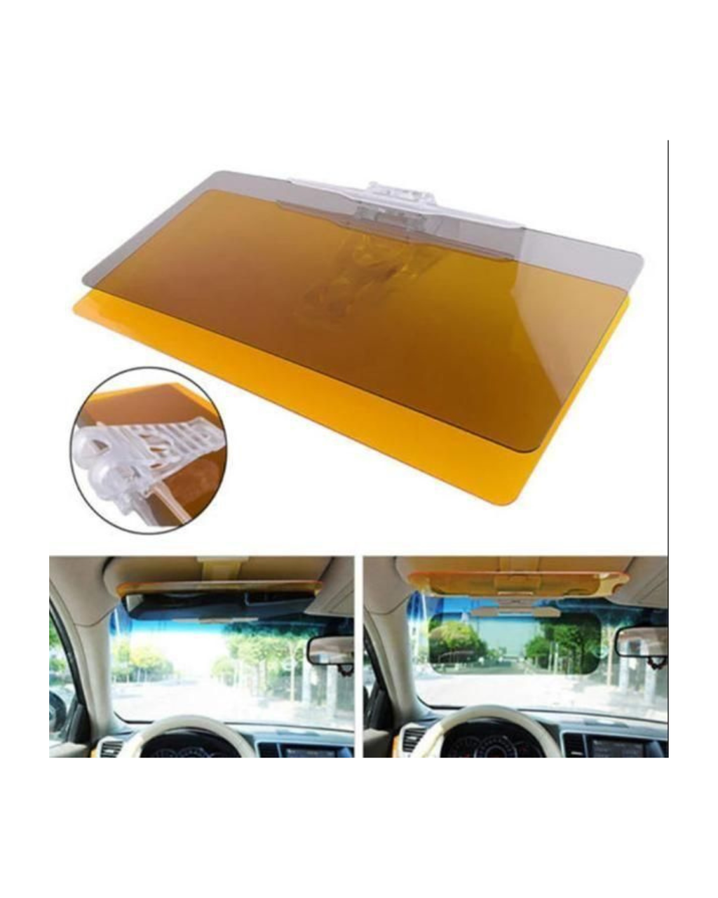 Goggle - Anti-Glare Dazzling Goggle Day & Night Vision Driving Mirror Sun Visors